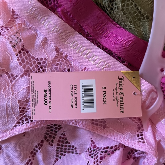 Juicy Couture Cheeky Panty Pack Size L - Picture 2 of 4